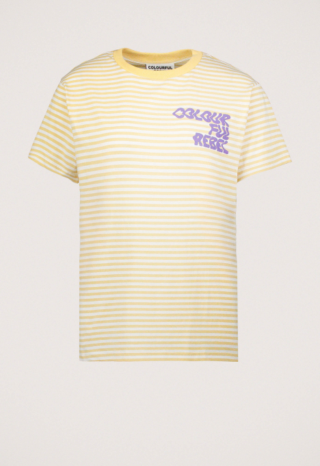 Puff Logo Striped T-shirt