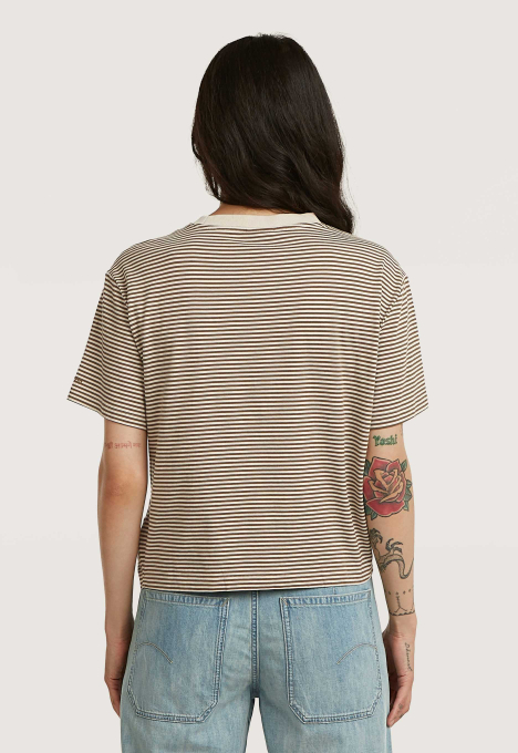 Stripe Relaxed Knot T-Shirt