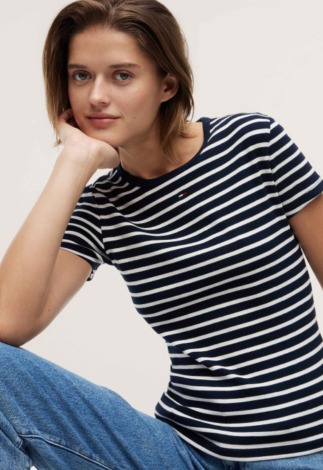 Slim Essential Rib T-shirt