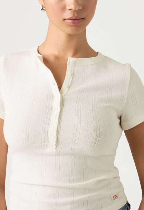 Dry Goods Pointelle Henley