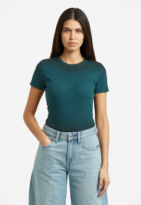 Spray Slim Rib T-shirt 