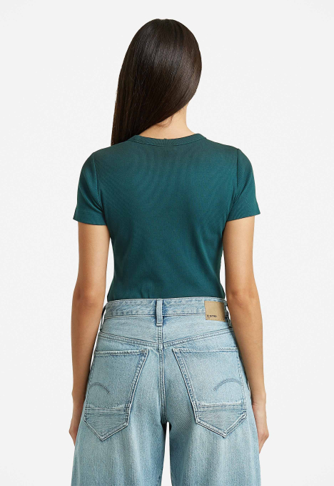 Spray Slim Rib T-shirt 