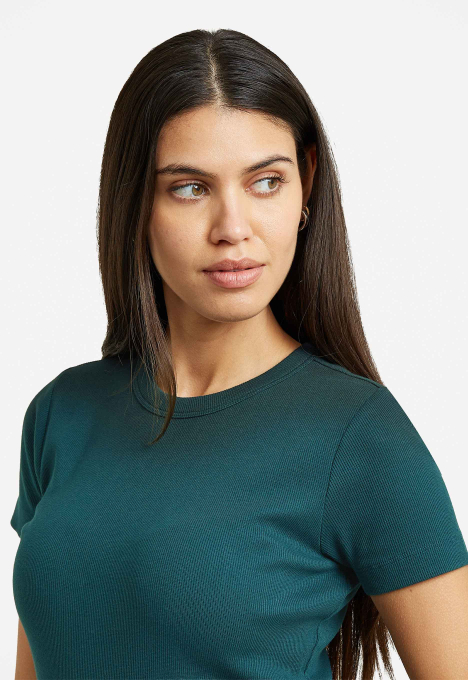 Spray Slim Rib T-shirt 