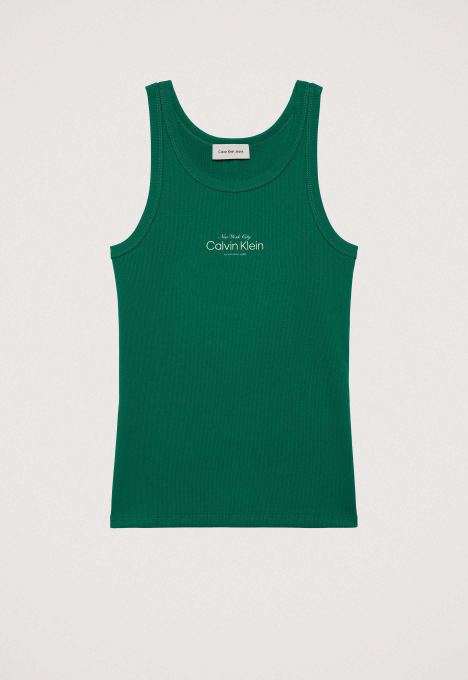 Rib Graphic Tanktop