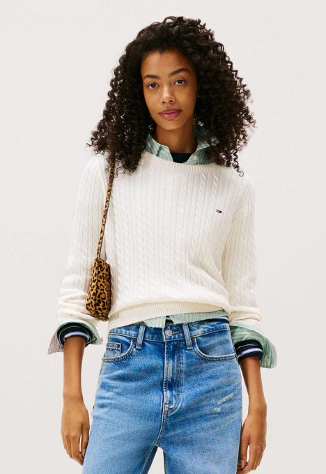 Cable essential sweater