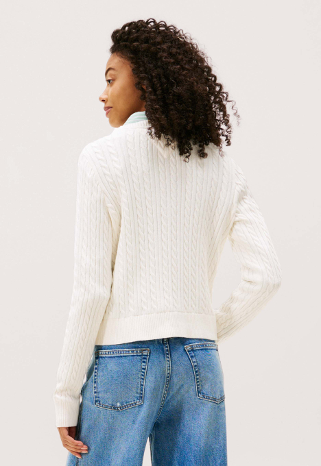 Cable essential sweater
