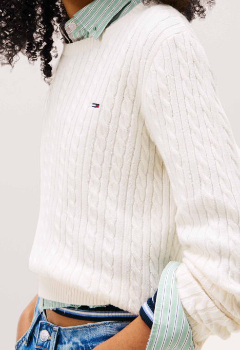 Cable essential sweater