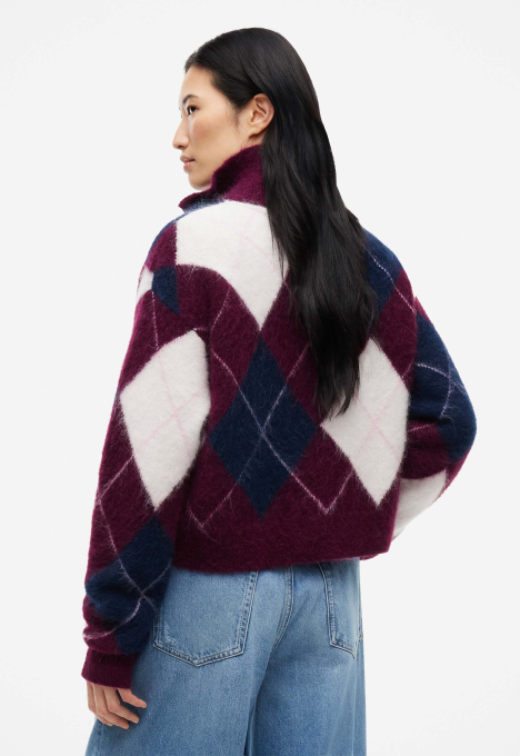 Fluffy Quarter Zip Trui