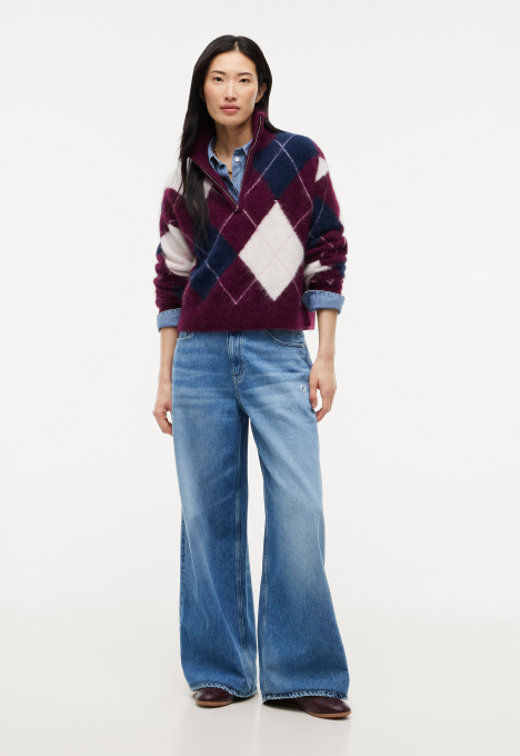 Fluffy Quarter Zip Trui