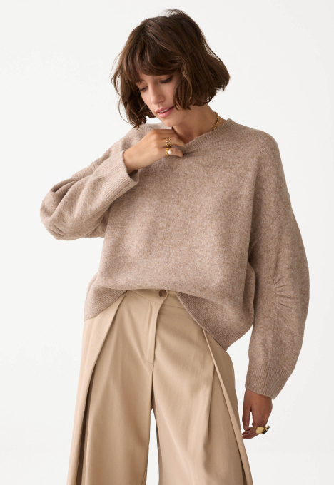 Boxy Knit Sweater