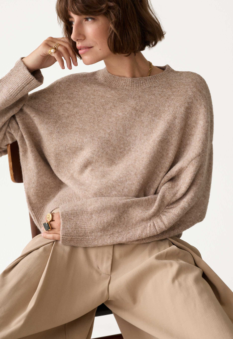 Boxy Knit Sweater