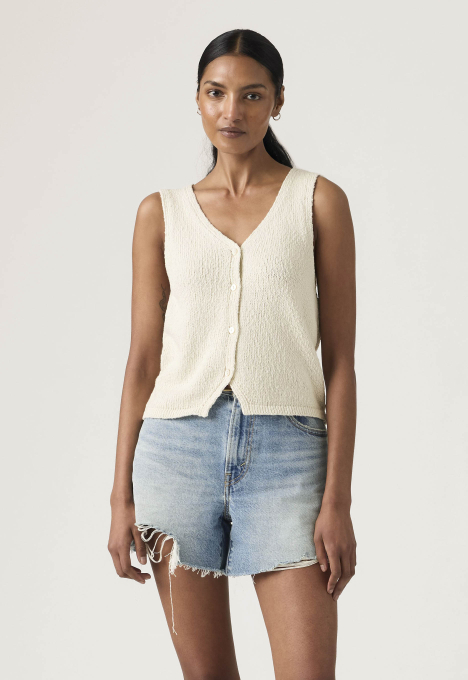 Helen Mini Bouclé Spencer Vest