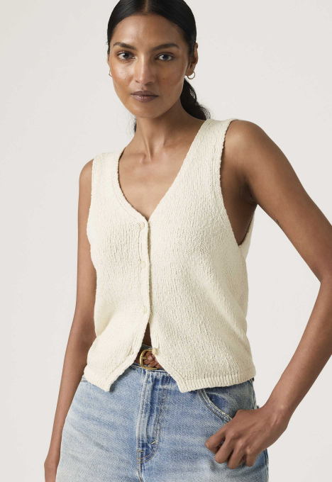 Helen Mini Bouclé Spencer Vest