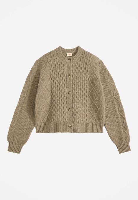 Charlotte Crewneck Cardigan Vest