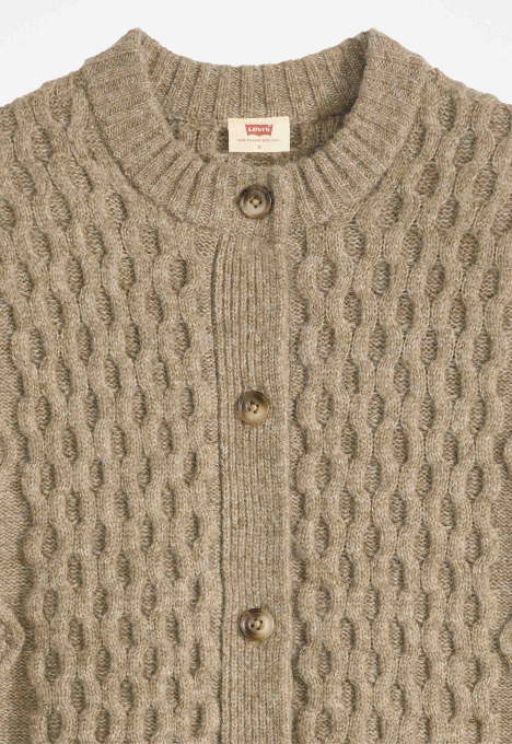Charlotte Crewneck Cardigan Vest