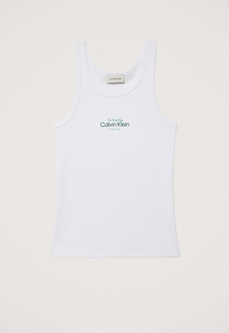Rib Graphic Tanktop