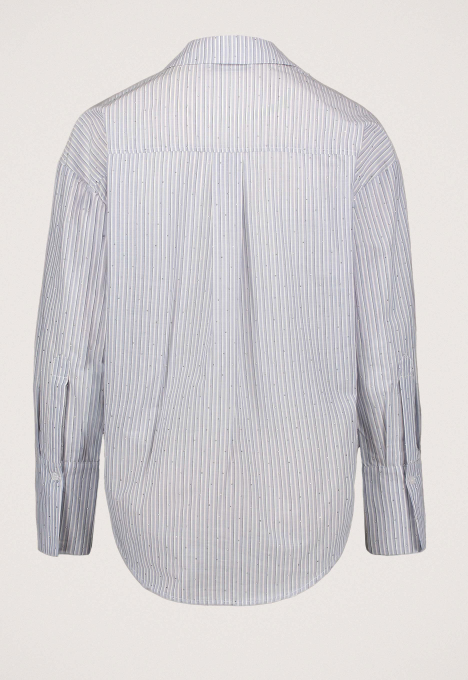 Talia Rhinestone Stripe Blouse