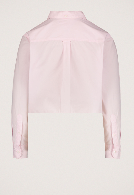Cropped Poplin Blouse
