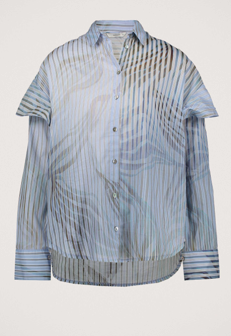 Flowers and Stripes Blouse