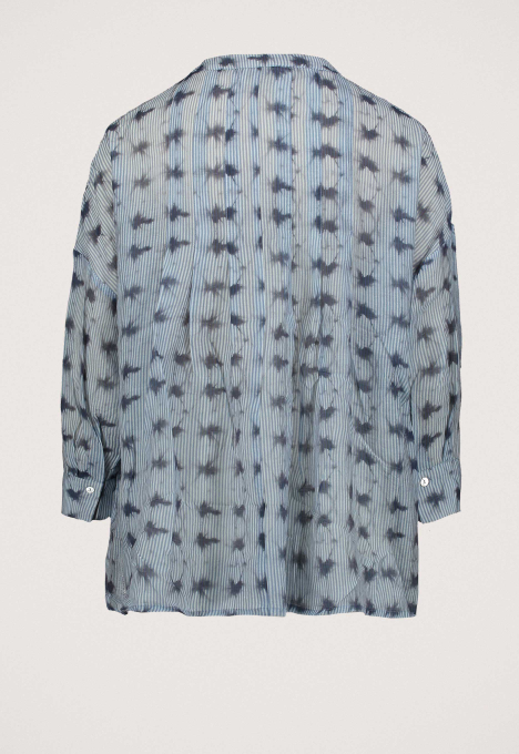 Tye Dye Stripe Blouse 