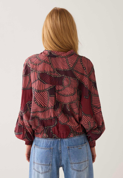 All-Over Print Blouse