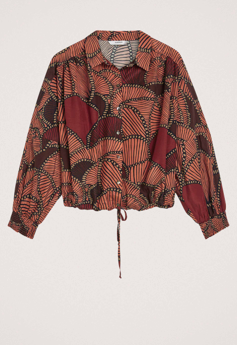 All-Over Print Blouse