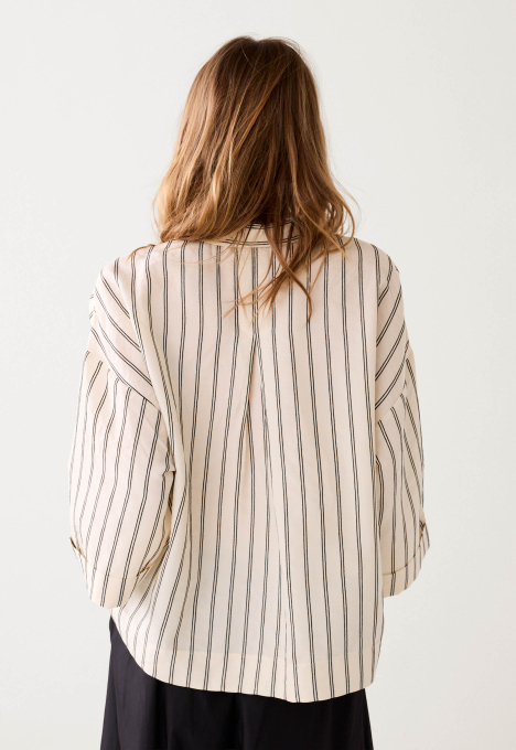 Chenille-Streep Blouse