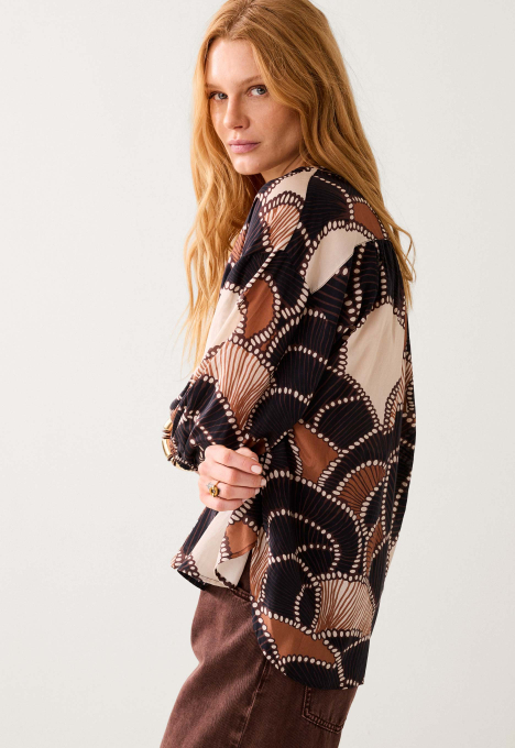 All-over Print Blouse