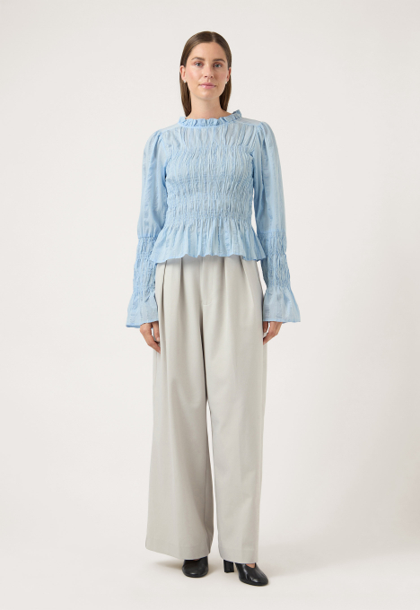 Yasrava Gesmokte Blouse