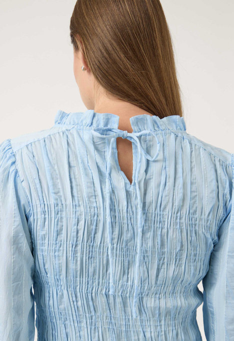 Yasrava Gesmokte Blouse