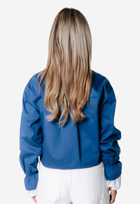 Alisa Lace Cropped Blouse