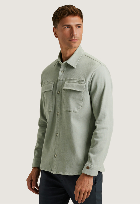 Twill Shirt Jacket