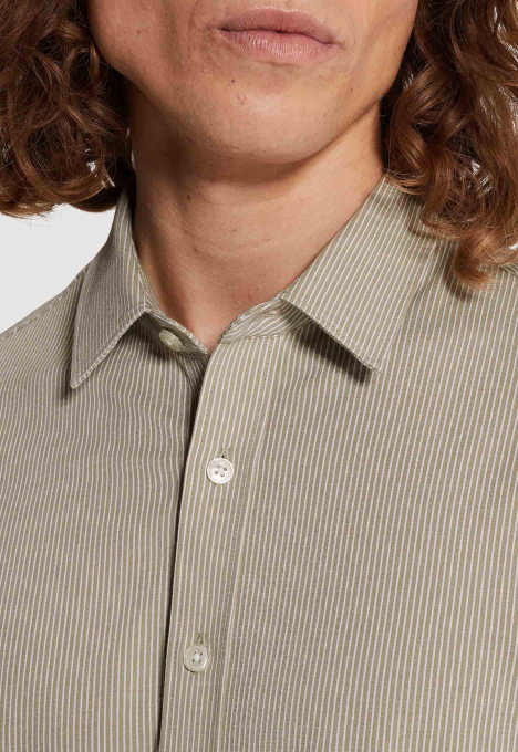 Structure Stripe Overhemd