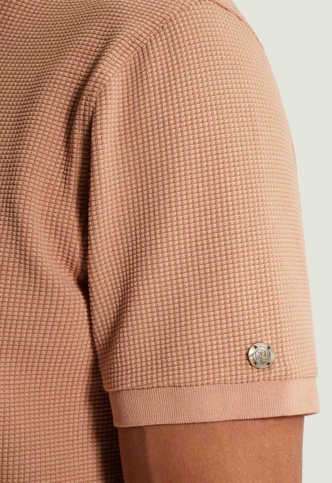 Waffle Structure Polo