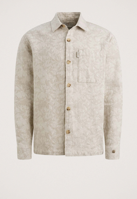 Graphic Flower Jacquard Overhemd