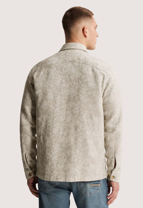 Graphic Flower Jacquard Overhemd