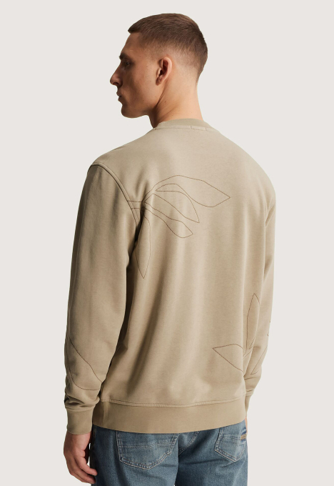 Off-placed Artwork Sweater