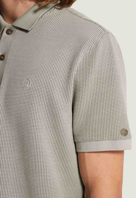 Waffle Structure Polo
