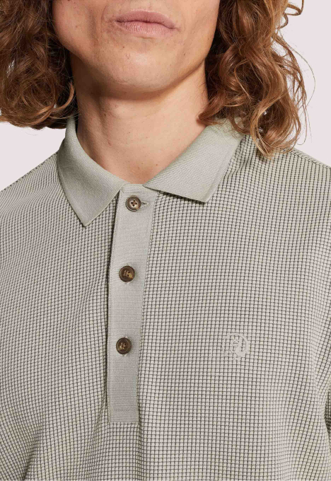 Waffle Structure Polo