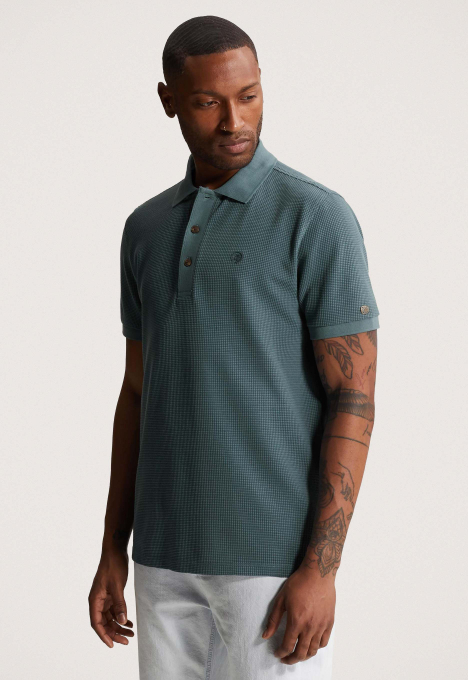 Waffle Structure Polo