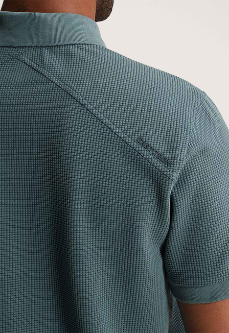 Waffle Structure Polo