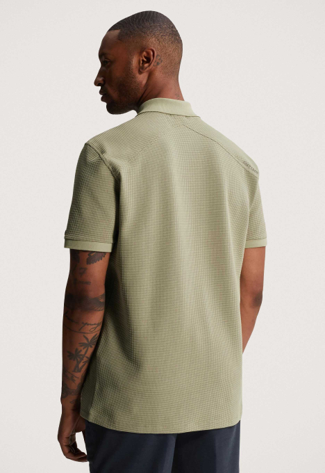 Waffle Structure Polo