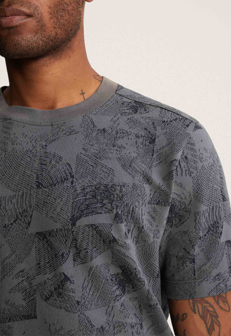 Jacquardpatroon T-shirt