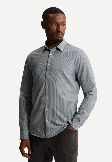 Tech Stripe Overhemd