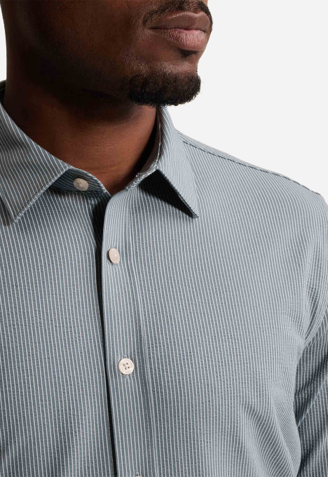Tech Stripe Overhemd