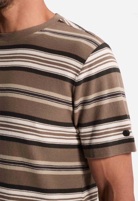 Waffle Stripe T-shirt