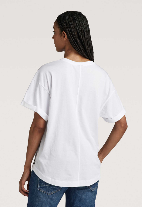 Rolled Up Sleeve Boyfriend T-shirt