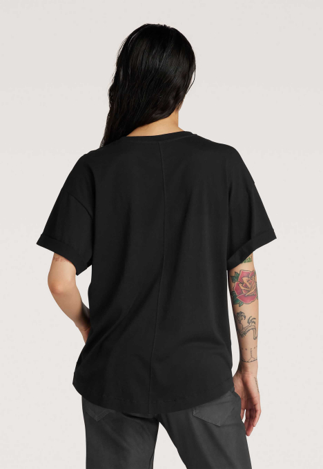 Rolled Up Sleeve Boyfriend T-shirt