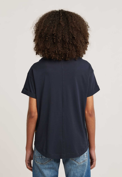 Rolled Up Sleeve Boyfriend T-shirt