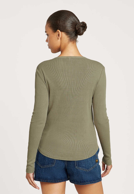 Deep V-Neck Slim Top